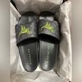 Coach Shoes | Coach Rexy Udele Slides Nwt Mens Size 10 Currently Available. New In Box | Color: Black/Green | Size: 12