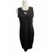 Michael Kors Dresses | Michael Kors Black Short Sleeveless Dress Lace Up Front Size Small | Color: Black | Size: S