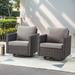Outdoor Swivel Chairs Patio Glider Chairs Set of 2