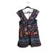 Anthropologie Dresses | Anthropologie Dress Petite Small V-Neck Tunic Mini Ruffles Black Animal Nwt $148 | Color: Black/Red | Size: S