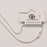 Giani Bernini Jewelry | Giani Bernini, Sterling Silver, 18" Diamond Cut Rope Chain Necklace, Nwt | Color: Silver | Size: 18"