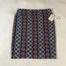 Lularoe Skirts | Lularoe Women’s Cassie Pencil Skirt/Size:3xl /Color: Multi-Abstract Print (Nwt) | Color: Blue/Yellow | Size: 3xl