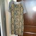 Lularoe Dresses | Lularoe Short Sleeve Dress Size Small | Color: Blue/Gray | Size: S