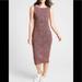 Athleta Dresses | Athleta Santorini Micromodal Upf 50 Midi Printed Dress Cinnamon Woodblock $108 | Color: Red/White | Size: Various