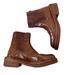 Free People Shoes | Free People Arlo Santa Fe Embossed Mixed Media Ankle Boots Size 38/7.5 Tan Croc | Color: Brown | Size: 7.5