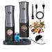 ESHOO Electric Salt & Pepper Grinder Set - Rechargeable Pepper Grinder Set w/ Large Capacity | 9.33 H x 6.5 W x 2.87 D in | Wayfair