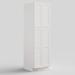 HOMEIBRO 96" Kitchen Pantry Cabinet w/ Adjustable Shelves Wood in Gray | 96 H x 30 W x 24 D in | Wayfair SD-U309624-WF