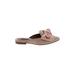 Margaux Sandals: Tan Solid Shoes - Women's Size 40 - Almond Toe