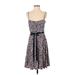 B. Smart Casual Dress: Purple Floral Dresses - New - Women's Size 4