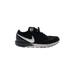 Nike Sneakers: Black Color Block Shoes - Women's Size 10 - Round Toe