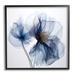 Stupell Industries Az-480-Framed X-Ray Flowers Canvas in Blue | 12 H x 12 W x 1.5 D in | Wayfair az-480_fr_12x12