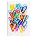 Stupell Industries Az-677-Wood Modern Urban Hearts On Canvas by Victoria Barnes Print Canvas in White | 19 H x 13 W x 0.5 D in | Wayfair