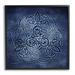 Stupell Industries Blue Celtic Raven Pattern Framed On Wood Print Wood in Blue/Brown | 24 H x 24 W in | Wayfair ay-869_fr_24x24