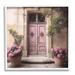 Stupell Industries Pink Floral Doorway Framed On Wood by Riley B Print Wood in Brown | 12 H x 12 W x 1.5 D in | Wayfair az-861_wfr_12x12