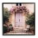 Stupell Industries Floral French Doors Framed On Wood by Riley B Print Wood in Brown | 17 H x 17 W x 1.5 D in | Wayfair az-860_fr_17x17