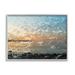 Stupell Industries Ba-076-Framed Abstract Beach Splash On Canvas by Lil' Rue Print Canvas in Blue | 11 H x 14 W x 1.5 D in | Wayfair