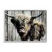 Stupell Industries Az-353-Framed Rustic Cattle Portrait by Pat Cockrell Print Canvas in Brown | 16 H x 20 W x 1.5 D in | Wayfair az-353_gff_16x20