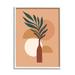 Stupell Industries Botanical Leaf & Shapes On Wood by Arctic Frame Wood in Brown | 30 H x 24 W x 1.5 D in | Wayfair az-282_wfr_24x30