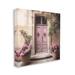 Stupell Industries Pink Floral Doorway by Riley B Canvas in Brown/Pink | 17 H x 17 W x 1.5 D in | Wayfair az-861_cn_17x17