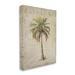 Stupell Industries Ba-009-Framed Vintage Palm Tree On Canvas by Andrea Haase Print Canvas in White | 48 H x 36 W x 1.5 D in | Wayfair