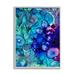 Stupell Industries Az-949-Framed Modern Sea Life On Canvas by Amy Tieman Print Canvas in Blue | 14 H x 11 W x 1.5 D in | Wayfair az-949_gff_11x14