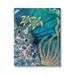 Stupell Industries Az-952-Framed Modern Sea Life Patterns On Canvas by Amy Tieman Print Metal in Blue | 40 H x 30 W x 1.5 D in | Wayfair