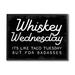 Stupell Industries Bb-019-Framed Funny Whiskey Wednesday Framed On Wood by Lil' Rue Textual Art Wood in Black/Brown | 11 H x 14 W x 1.5 D in | Wayfair