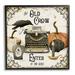 Stupell Industries Ba-815-Framed Vintage Old Crow Shoppe by Deane Beesley Wood in Brown | 24 H x 24 W x 1.5 D in | Wayfair ba-815_fr_24x24