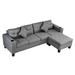 Black Reclining Sectional - Latitude Run® 96.06" Sofa Bed Revolution Performance Fabrics®/Other Performance Fabrics | Wayfair