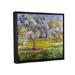 Stupell Industries Spring Blooming Trees On Wood Print Wood in Brown/Green | 25 H x 31 W x 1.7 D in | Wayfair az-772_ffb_24x30