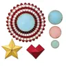 2024 Jan. New rosette Thinlits Star Love Heart Circle Metal Cutting Dies Scrapbooking per biglietti