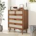 George Oliver Kouki 5 - Drawer Dresser Wood in Brown | 38 H x 31.5 W x 15.7 D in | Wayfair 506D9787990041C4AB85320E2C64C9CA