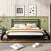 17 Stories Granli Bed Wood & Metal/Metal in Black/Brown | 38 H x 78.4 W x 82.5 D in | Wayfair 29D51CEDB1C14FAD954EB297B1EB056A