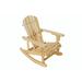 Highland Dunes Apollo Solid Wood Rocking Adirondack Chair Wood in Brown | 34.5 H x 27.5 W x 34.25 D in | Wayfair DAF37400F24346ED88F8A0AF4379FFE8