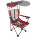 Arlmont & Co. Tenbury Folding Camping Chair in Red/Gray | 58 H x 24 W x 37 D in | Wayfair C52877D6FAA64EE099487A7E0B736332