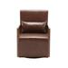 Accent Chair - wendeway Modern Comfortable Upholstered Accent Chair/PU Leather Chair For Living Room Faux in Black/Brown | Wayfair