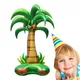 Ballon décoratif multicolore en feuille d'aluminium palmier décoration d'été ballon de fête sur