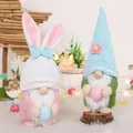 Poupée en peluche sans visage Gnome décorations de pâques faites à la main cadeaux de pâques pour