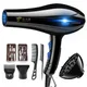 Sèche-cheveux domestique avec buse salon de beauté voyage 2200W