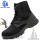 Safety Shoes Safety Boots Man SteelToe Cap for Work Lightweight Safety Tennis Free Shipping