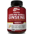 Red Ginseng Capsules - Men's Energy Supplement - Enhances Muscle Growth and Strength Good Health