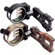 5 Pin Bow Sight 0.029" Fiber Compound Bow Sights with LED Sight Light for Compound Bows Archery