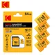 Kodak Micro SD Card 128GB 64GB 256GB 32GB High Speed Memory Card U3 A1 V30 Class 10 SD TF Card For