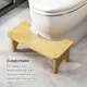 Bamboo Toilet Stool Bathroom Waterproof Non Slide Poop Seat Pregnant Restroom Stand Old People Squat