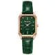 Ladies Quartz Watch Bracelet Green Dial Simple Rose Gold Dial Mesh Luxury Women Watches Brand Women