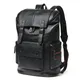 Men Pu Leather Backpack Men's Large Antitheft Travel Backpack Laptop Bag Black Bagpack Boy Big