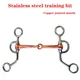 Stainless Steel Horse Snaffle Training Snaffle Bit Equestrian Equipment Supplies