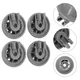 4Pcs Basket Roll Dishwasher Basket Wheels For Bosch For Siemens 611475 00611475 Dishwasher