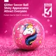 Ballon de Football Pro Mini Ballon de Football licorne à paillettes Ballon de de Style Animal de 6