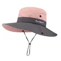 Chapeau de soleil en queue de cheval pour femmes protection UV pliable chapeaux de plage chapeau